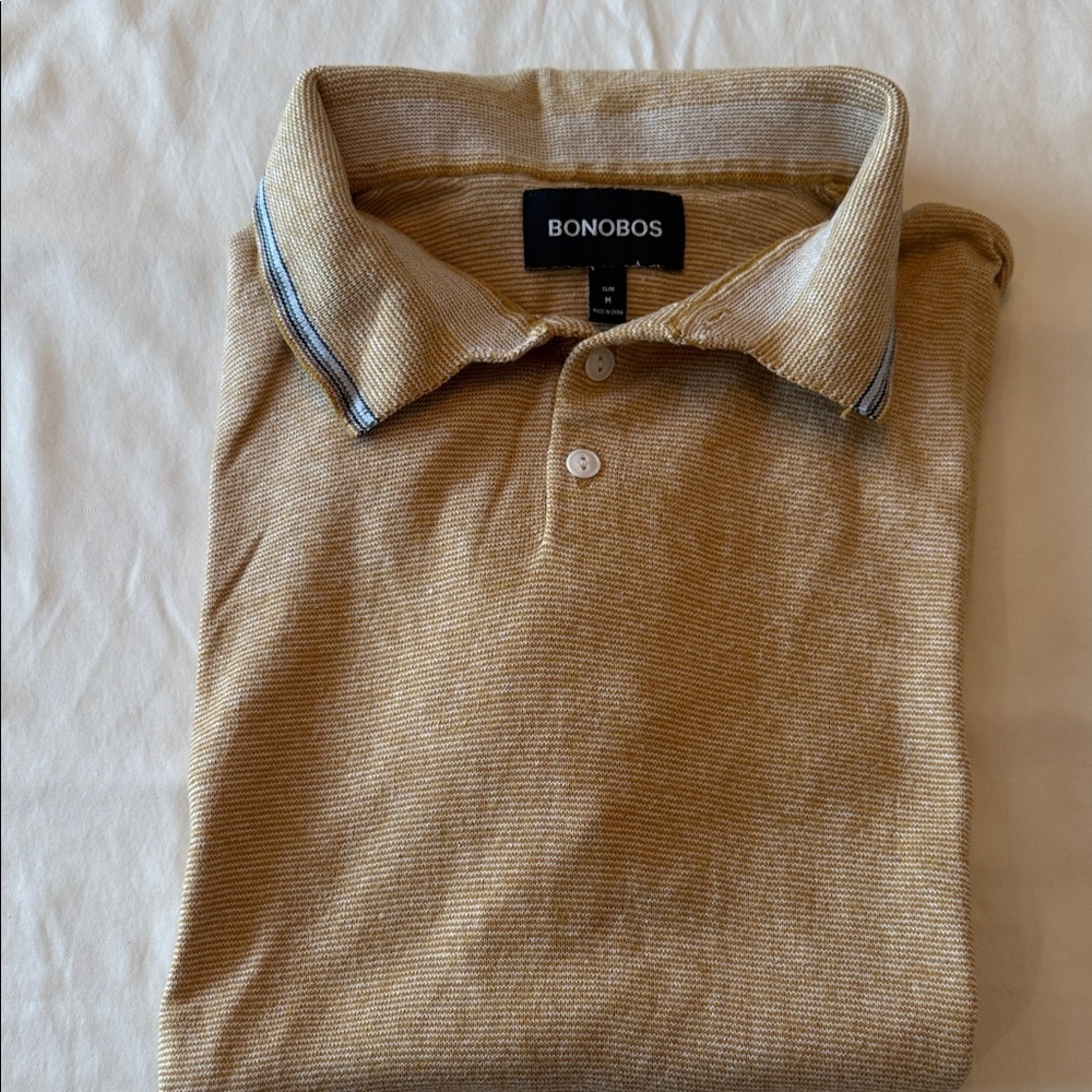 Bonobos Yellow Polo Shirt for Men - Picture 4 of 4